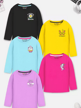 Trampoline Kid's Printed Multicolor Tshirts & Polos (Pack Of 5) (Copy)