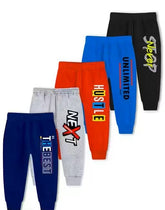 Trampoline Boys Printed Pyjamas Pack of 5