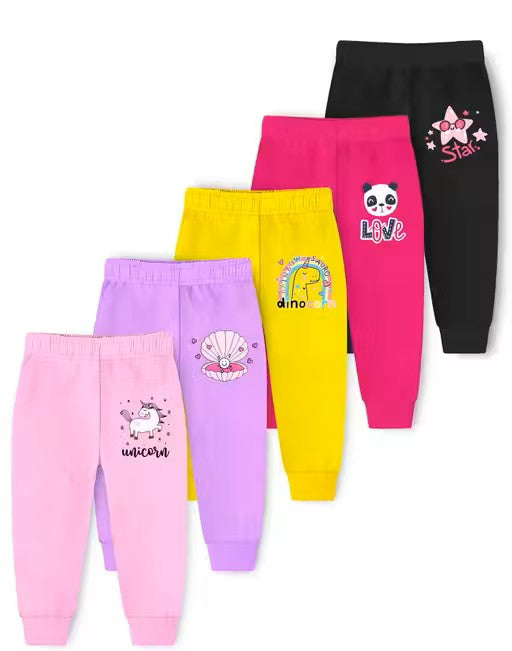 Trampoline Girls Printed Pyjamas Pack of 5
