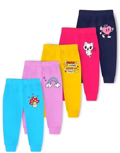 Trampoline Girls Graphic Printed Pyjamas Pack of 5